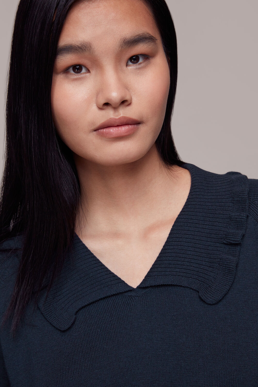 Frill Collar Sweater
